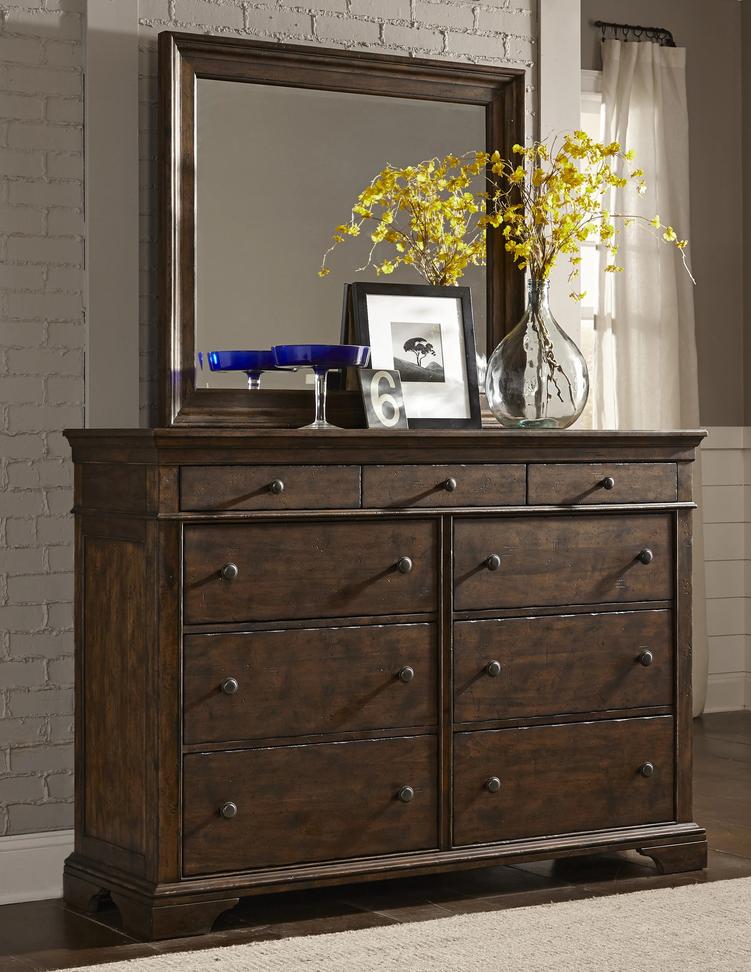 Trisha Yearwood 3 Drawer Nightstand — Miller's Home Furnishings